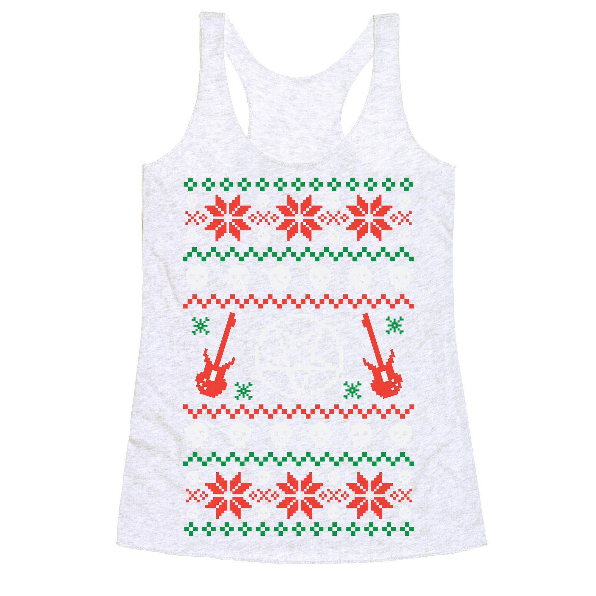 Ugly Sweater Heavy Metal Racerback Tank